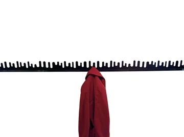 Wave hanger - black - Design House Stockholm