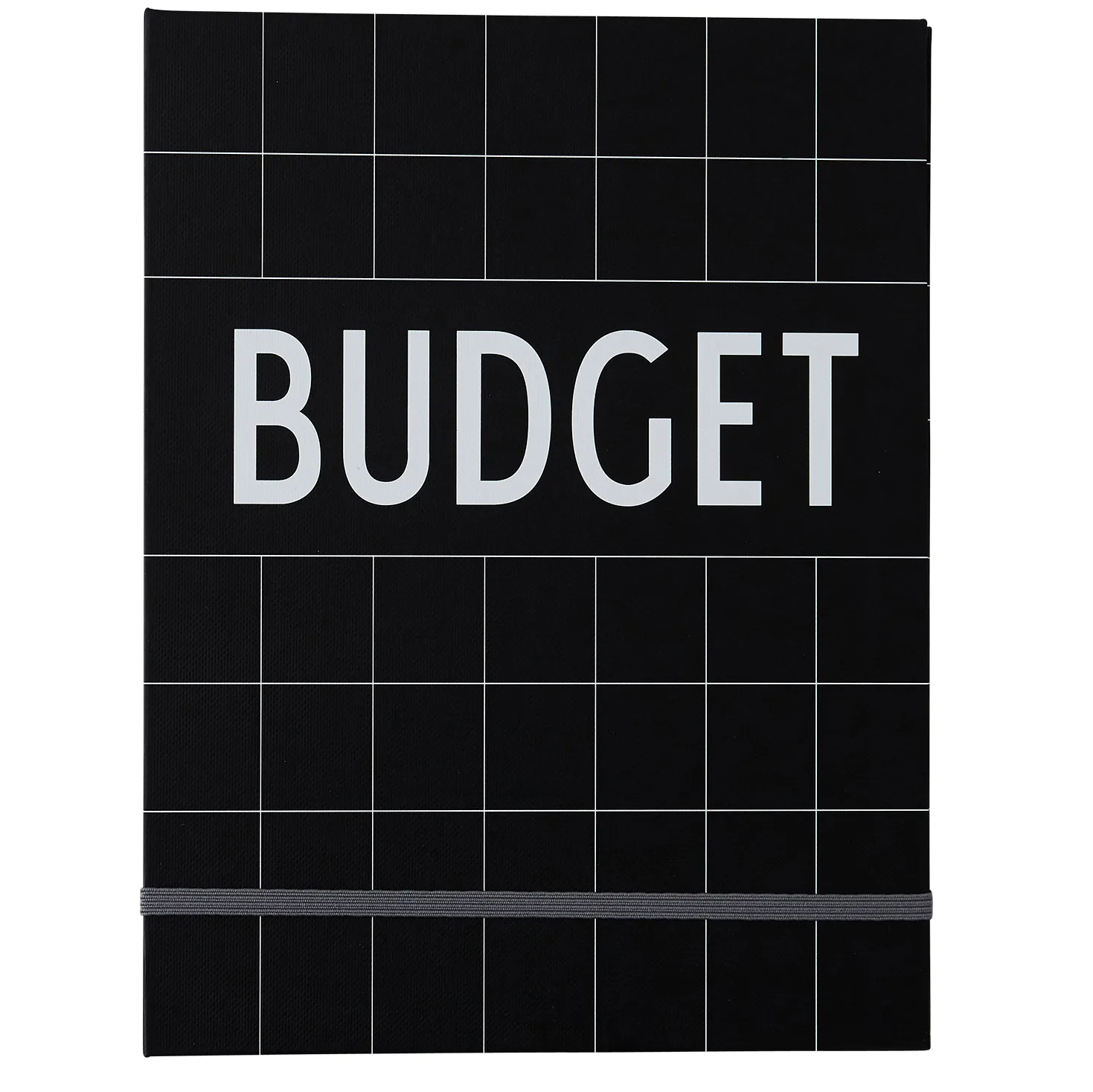 Design Letters budget book, Black Design Letters