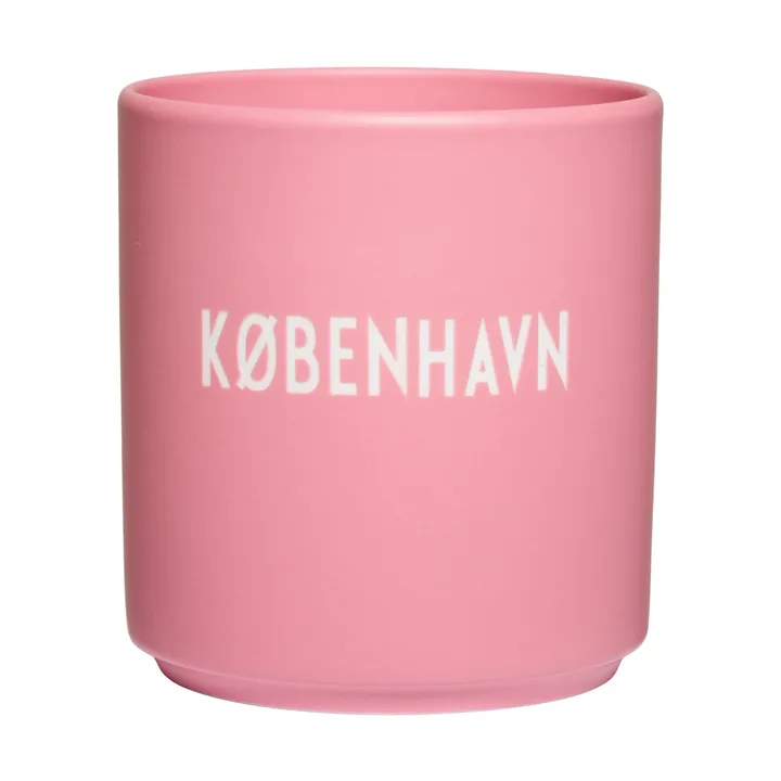 Design Letters favorite cup Danish Words 25 cl - København-pink - Design Letters