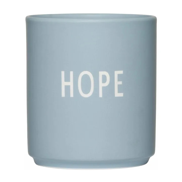Design Letters favourite cup 25 cl - Hope-light blue - Design Letters
