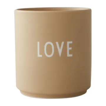 Design Letters favourite cup 25 cl - Love-beige - Design Letters