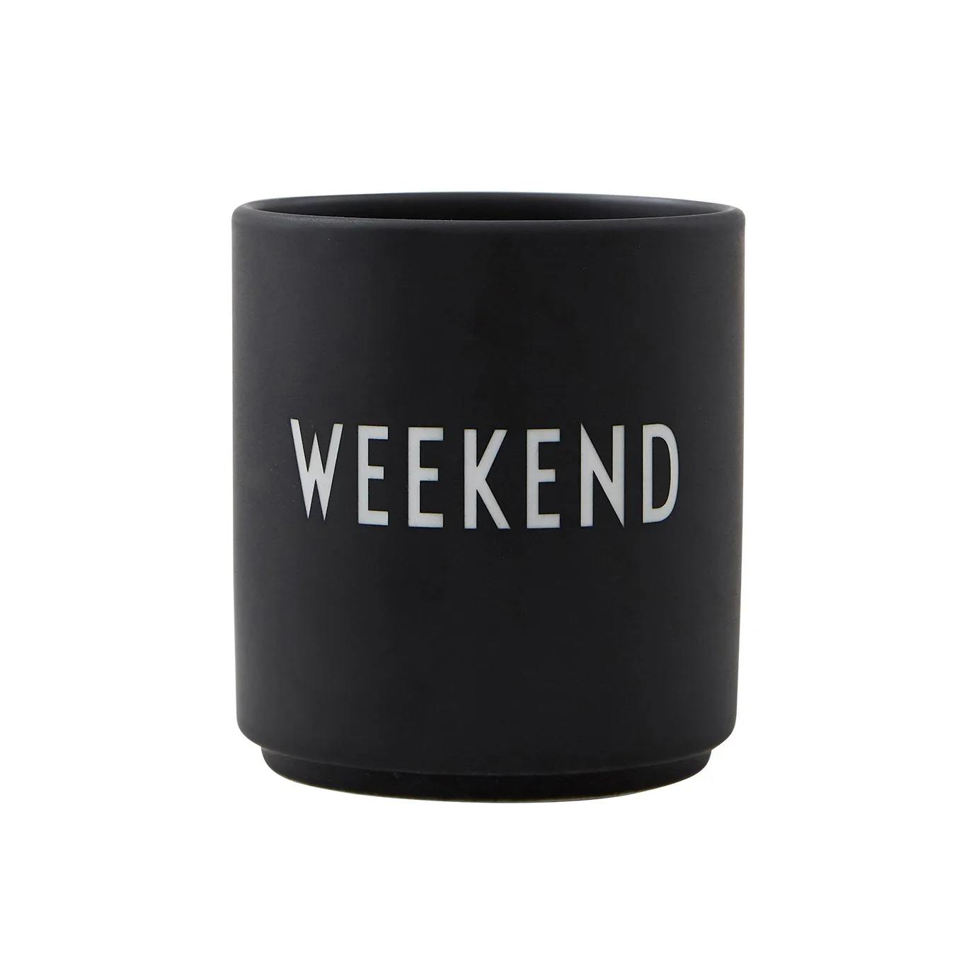 Design Letters favourite cup 25 cl, Weekend-black Design Letters