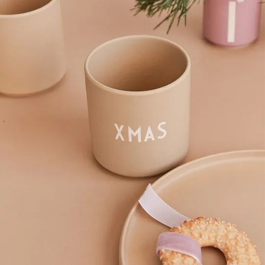 Design Letters favourite cup 25 cl, Xmas-beige Design Letters