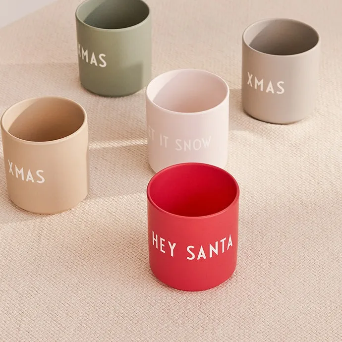 Design Letters favourite cup 25 cl, Xmas-beige Design Letters