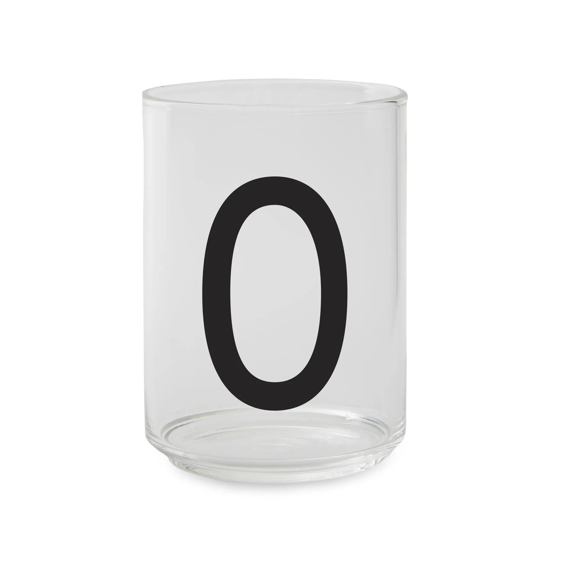Design Letters glass, O Design Letters