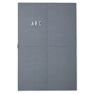 Design Letters letter board A3 - dark grey - Design Letters