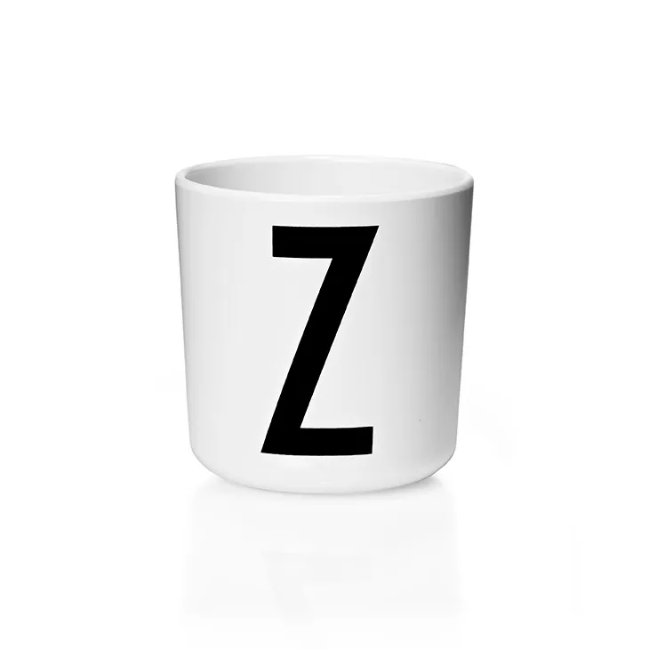 Design Letters personlised cup eco, Z Design Letters