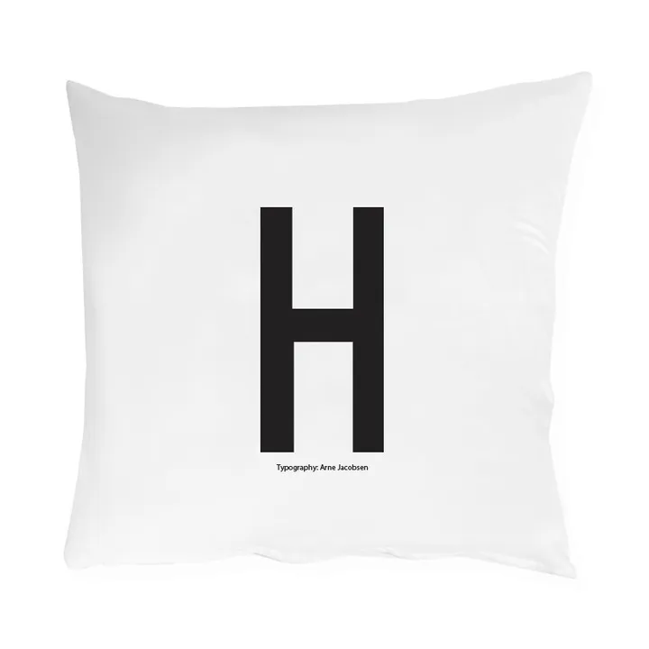 Design Letters pillow case 60x50 cm - H - Design Letters
