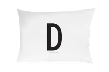 Design Letters pillow case 70x50 cm - D - Design Letters