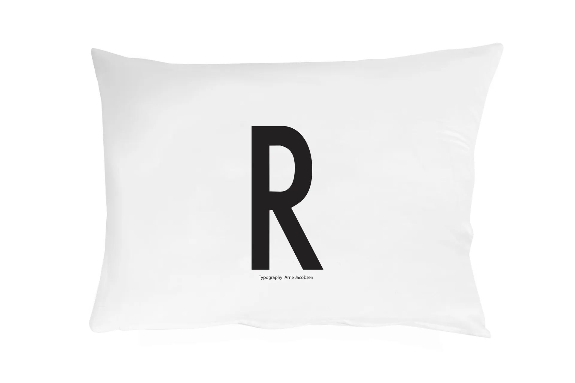 Design Letters pillow case 70x50 cm, R Design Letters
