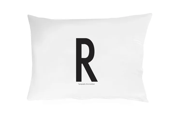 Design Letters pillow case 70x50 cm - R - Design Letters