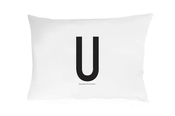 Design Letters pillow case 70x50 cm - U - Design Letters