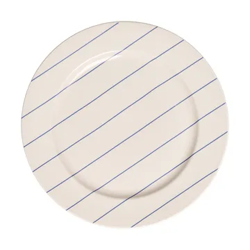 Design Letters Pyjamas plate Ø23 cm - Midnight blue-pastel beige - Design Letters
