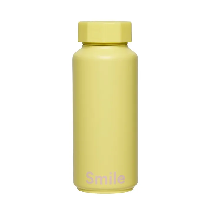 Design Letters thermos - Smile-yellow - Design Letters