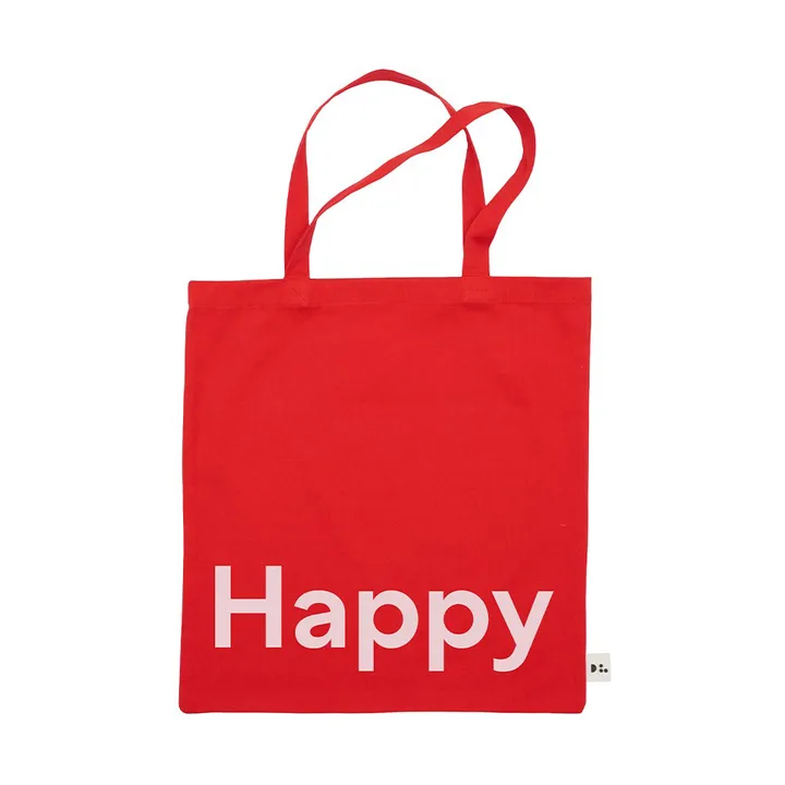 Design Letters Tote bag - Happy-red - Design Letters