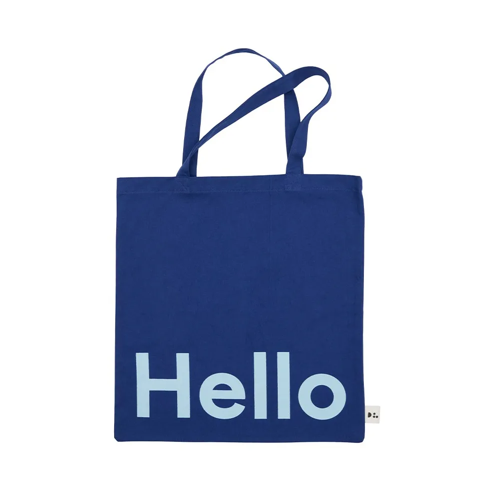 Design Letters Tote bag, Hello-dark blue Design Letters