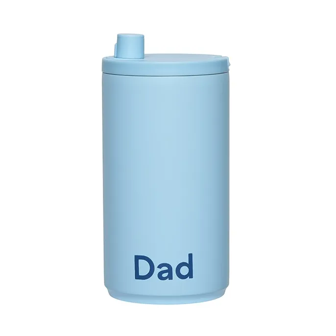 Design Letters travel mug 35 cl, Dad-Light blue Design Letters