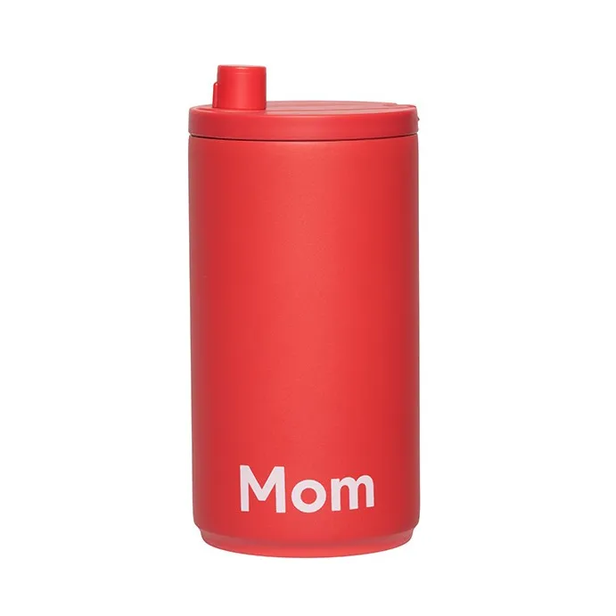 Design Letters travel mug 35 cl - Mom-Coral - Design Letters