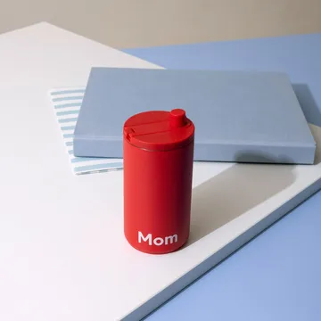 Design Letters travel mug 35 cl - Mom-Coral - Design Letters