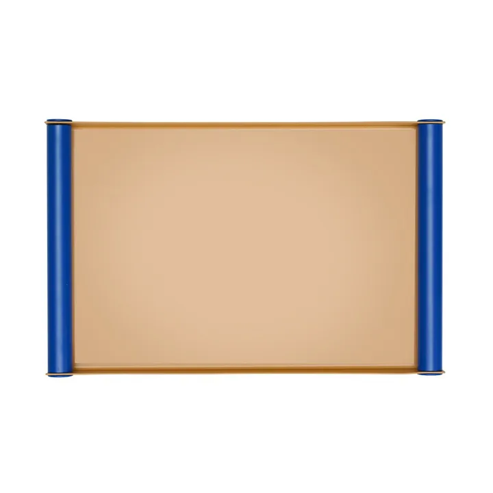 Ray Serving tray large - Beige-blue - Design Letters