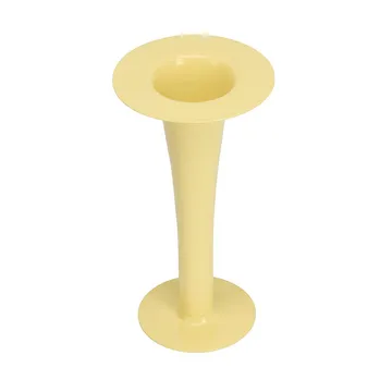 Trumpet 2-in-1 vase and candle holder 24 cm - Yellow - Design Letters