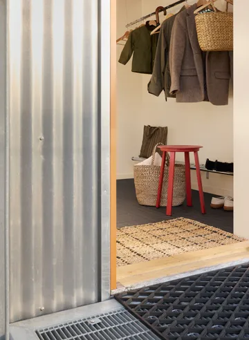 Black grid doormat - 60x90 cm - Dixie