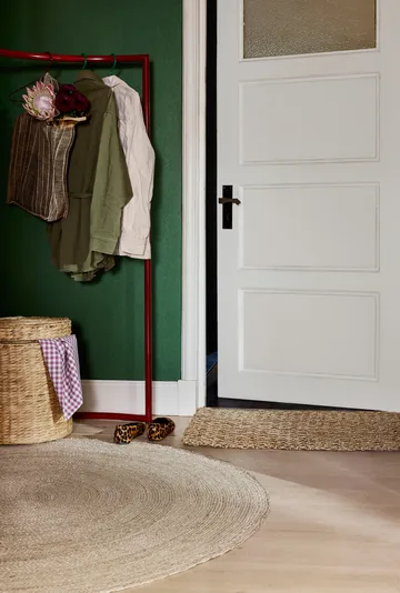 Elin carpet natural grey - Ø125 cm - Dixie