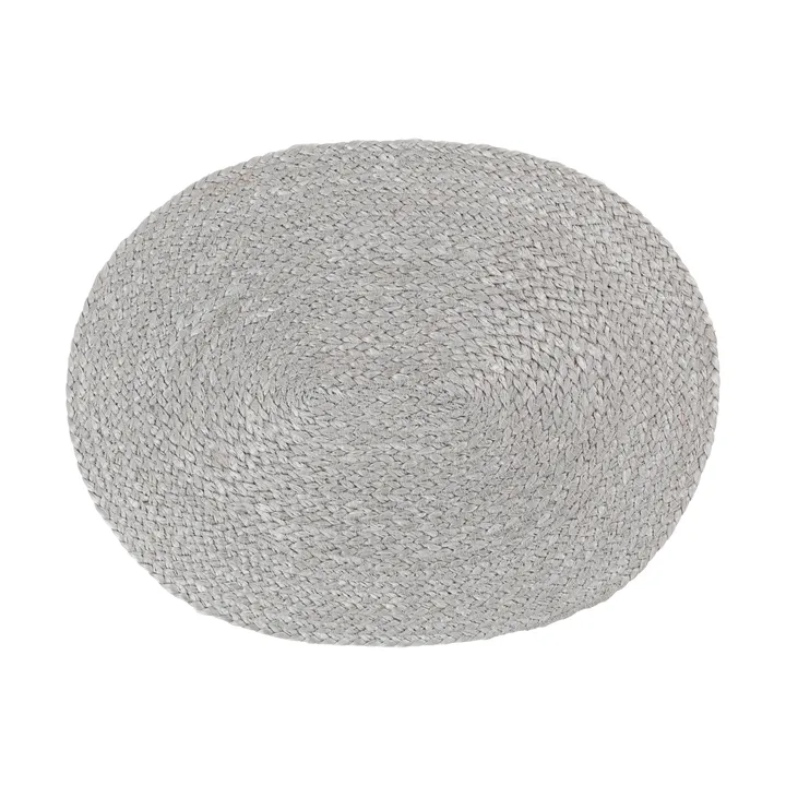 Elin placemat oval - Silver grey - Dixie