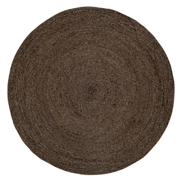 Ella rug Ø125 cm - Black-nature - Dixie