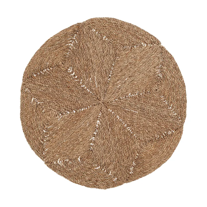 Esther Star carpet Ø120 cm - Natural - Dixie