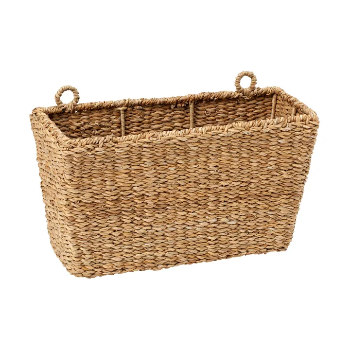 Esther wall mounted storage box 40x16x22 cm - Natural - Dixie