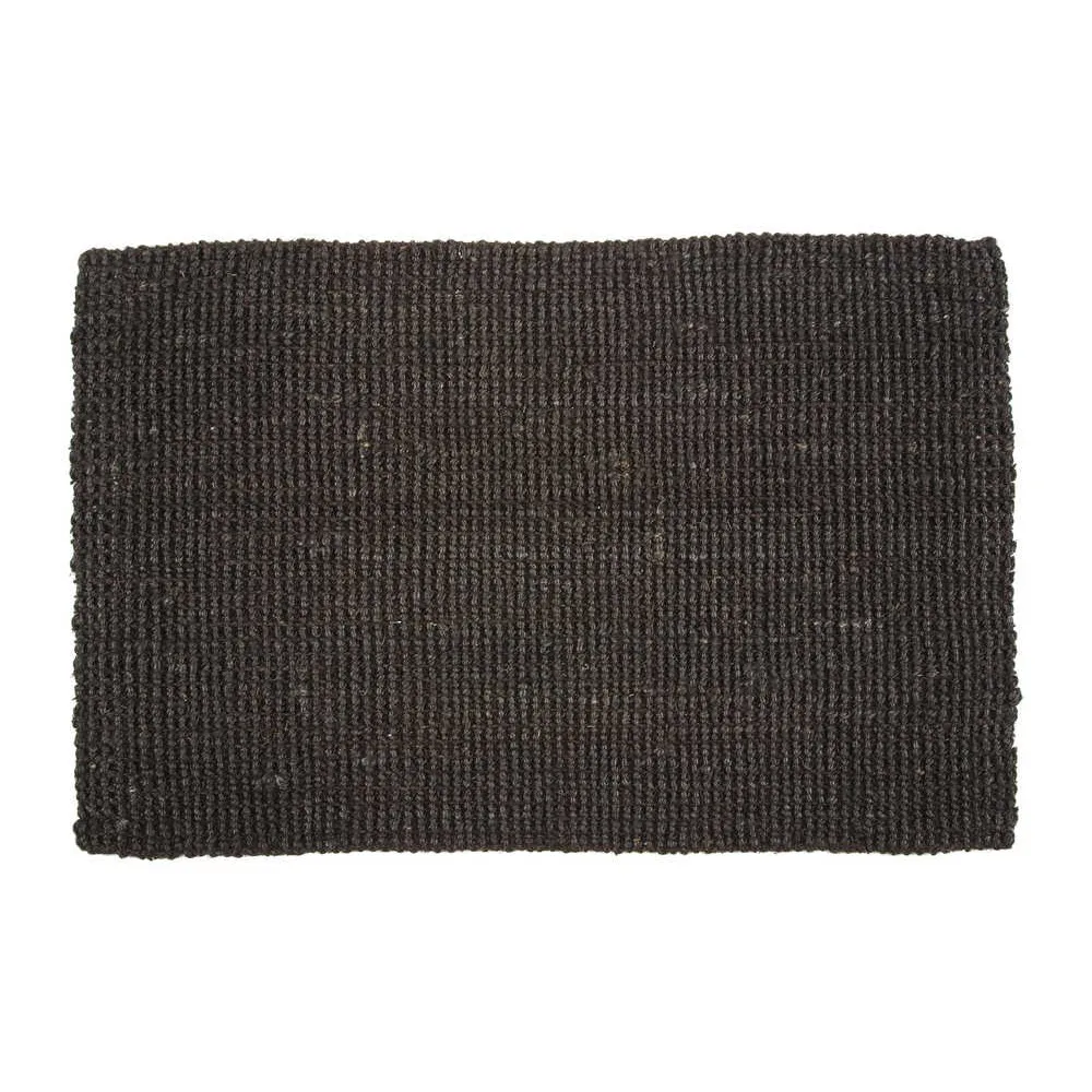 Jute door mat black, 70x120 cm Dixie