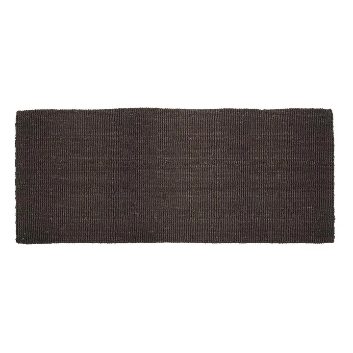 Jute door mat black - 80x180 cm - Dixie