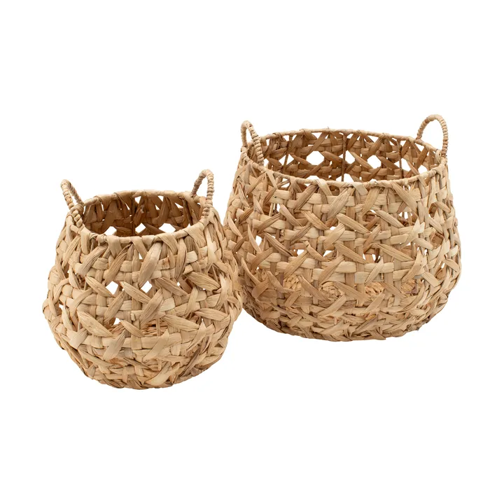 Lily storage basket - Lace, 2 pieces - Dixie