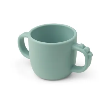 Croco peekaboo sippy cup 170 ml - Blue - Done by deer