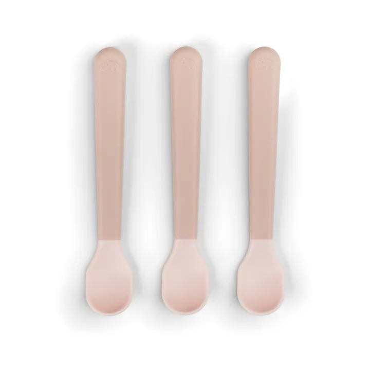 Easy-grip foodie spoon 3-pack - Powder - Done by deer
