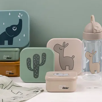 Lalee bottle with straw - Sand - Done by deer