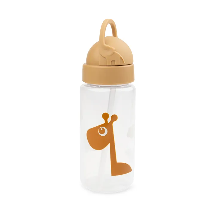 Raffi bottle with straw - Mustard - Done by deer