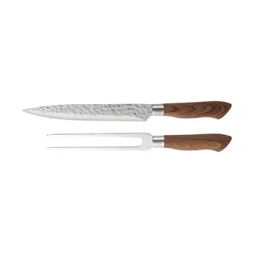 Akira carving set 2 pieces - Stainless steel - Dorre