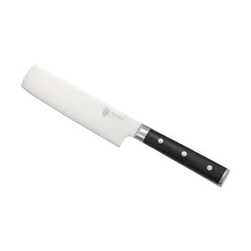 Asama Nakiri vegetable chopper - Stainless steel, black, 31 cm - Dorre