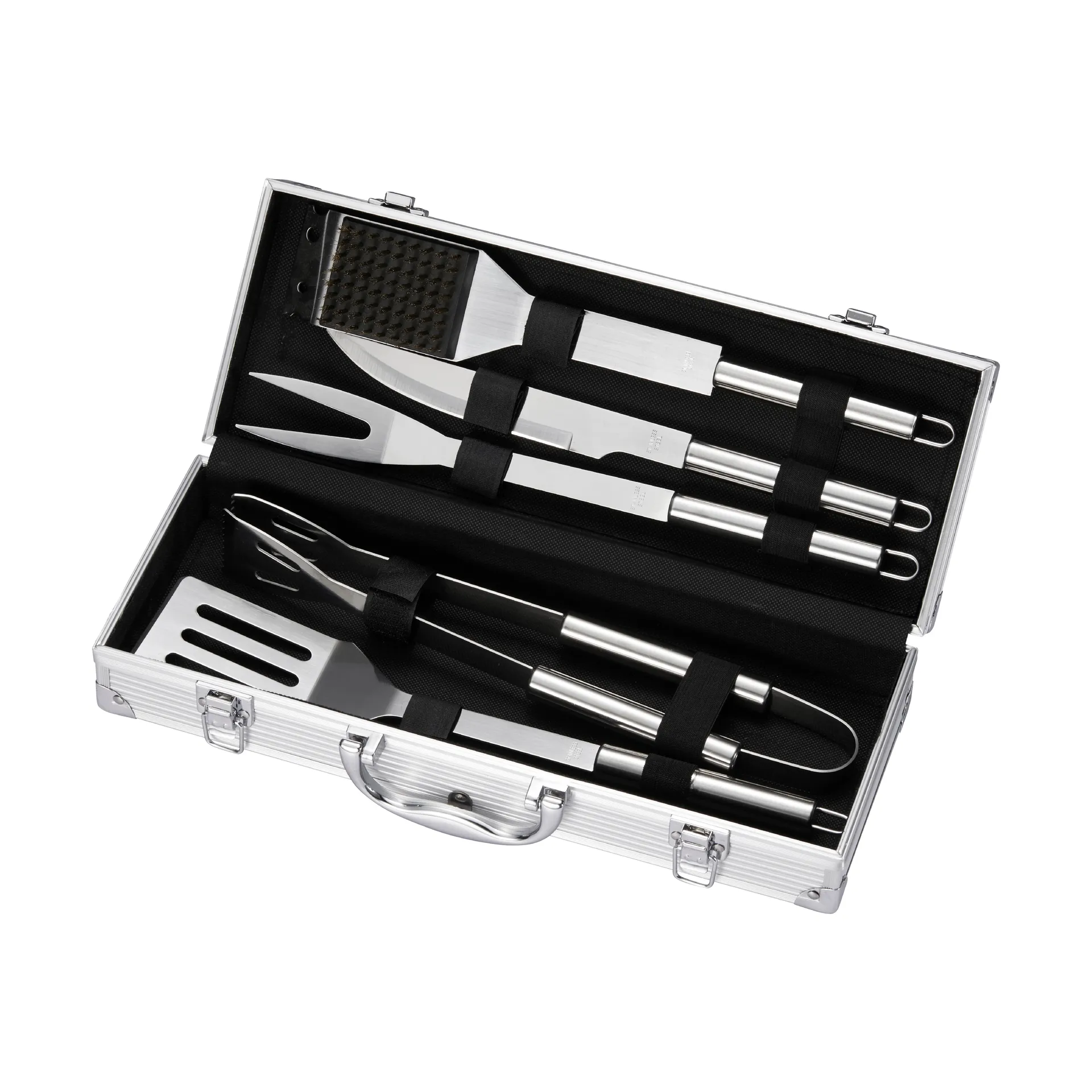 BBQ grill set, Stainless steel, 5-piece, gift box Dorre