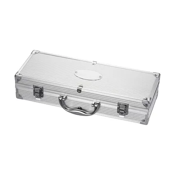 BBQ grill set - Stainless steel, 5-piece, gift box - Dorre