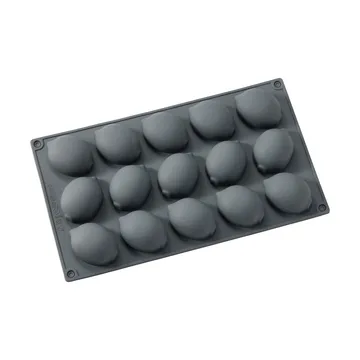 Beck baking tin - Grey, lemon, silicone, 15 pcs - Dorre