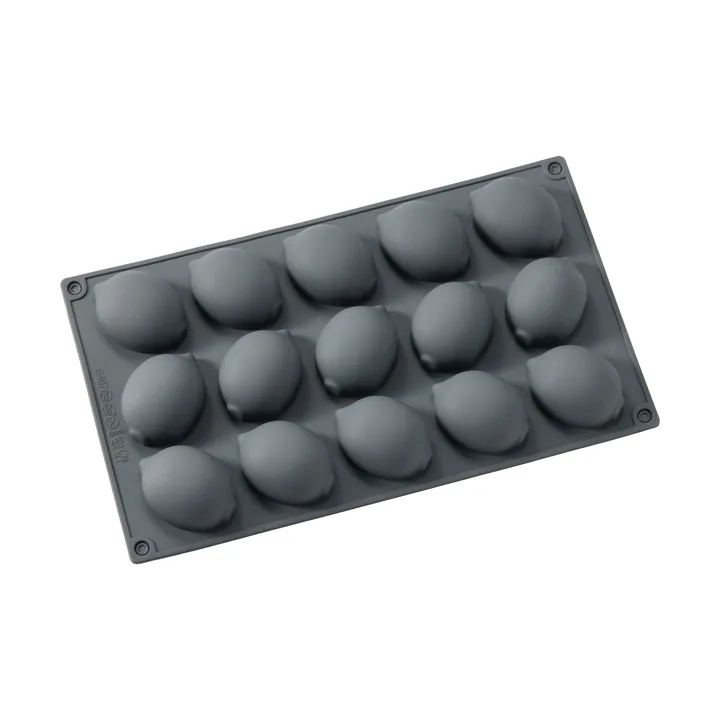 Beck baking tin - Grey, lemon, silicone, 15 pcs - Dorre