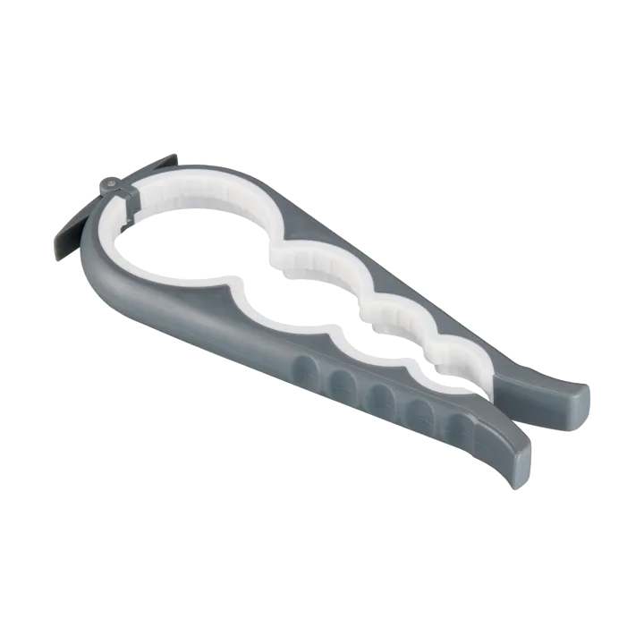 Bula can and bottle opener 21 cm - Gray-white - Dorre