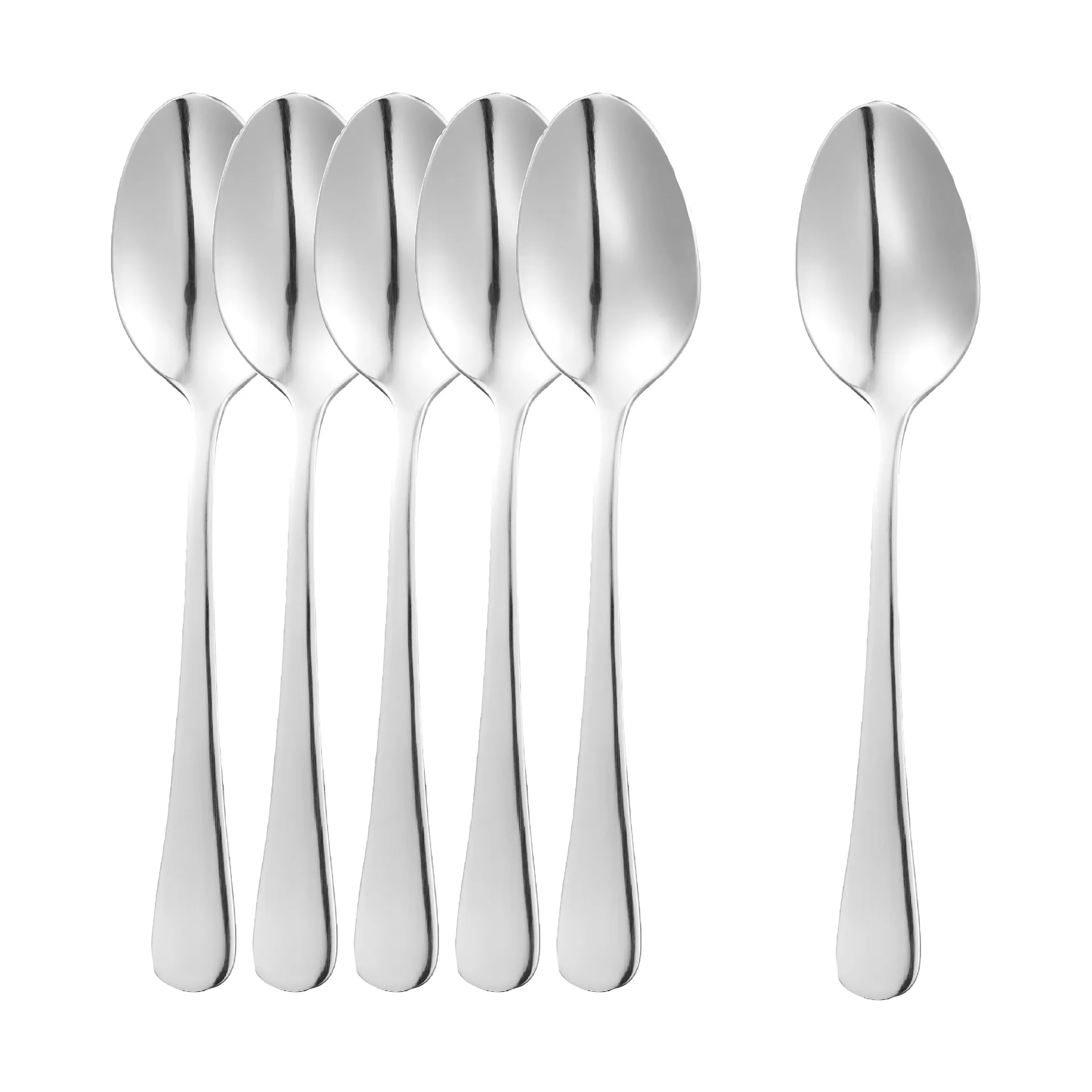 Classic coffee spoons, Stainless steel, 6-pack Dorre
