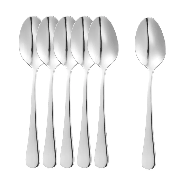 Classic coffee spoons - Stainless steel, 6-pack - Dorre