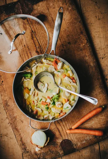Classic soup ladle - Stainless steel, 28 cm, 120 ml - Dorre
