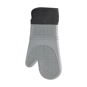 Cookie oven mitt 37 cm - Gray silicone - Dorre
