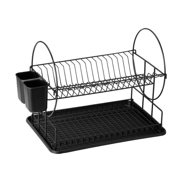 Disa dish rack - 2-tier, black - Dorre